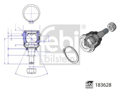 Ball Joint HYUNDAI 54530-C8500
