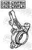 Steering Knuckle, wheel suspension CITROEN 3646.98, MITSUBISHI 3870A007, PEUGEOT 3646