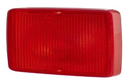 Lens, tail light E1 11591 - punane