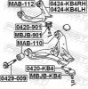 Bellow, ball joint MITSUBISHI 4013A090
