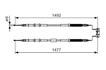 Cable Pull, parking brake