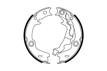 Brake Shoe Set, parking brake