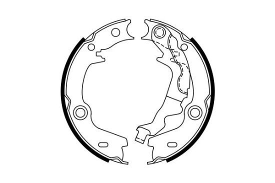Brake Shoe Set, parking brake