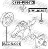 Repair Kit, steering knuckle SUZUKI 09265-15005