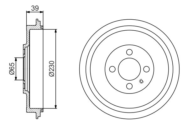 Brake Drum VAG - 6K9 609 617