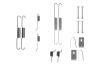 Accessory Kit, brake shoes