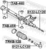 Mounting, steering gear TOYOTA 44200-35061