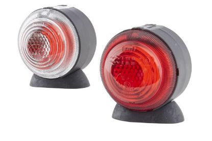 End Outline Marker Light valge/punane - RT