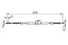 Cable Pull, parking brake VAG - 441 609 722 D
