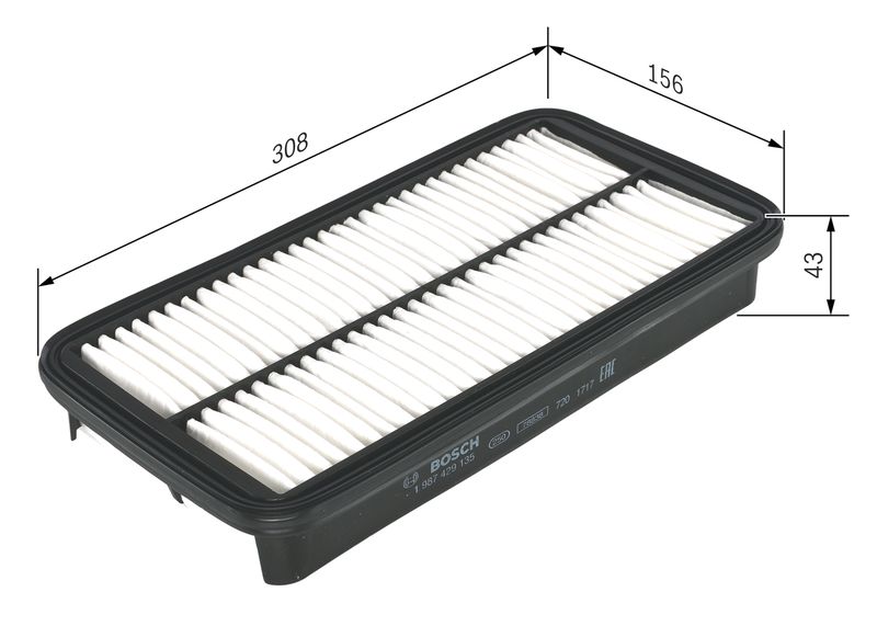 Air Filter TOYOTA - 17801 02020