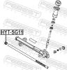 Bush, steering shaft HYUNDAI 56521-1H000, KIA 56521-1H000