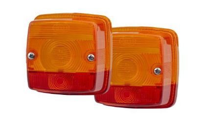 Lens, tail light assembly E1 31452, VOLVO, KRONE