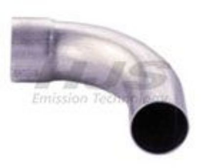 Exhaust Pipe, universal Bogen 45 Grad d=70mm