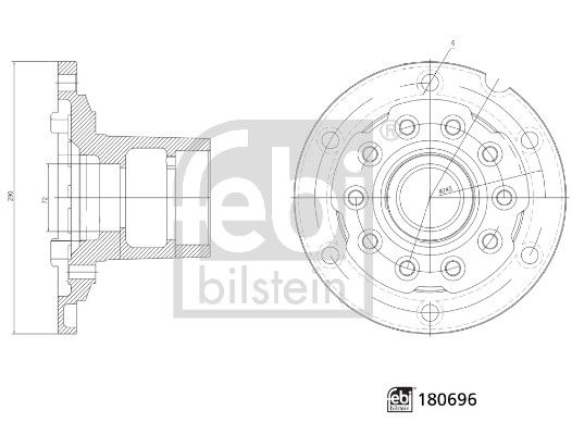 Wheel Hub M A N 81.44301.0169