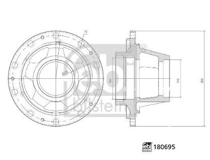 Wheel Hub M A N 81.35701.0140