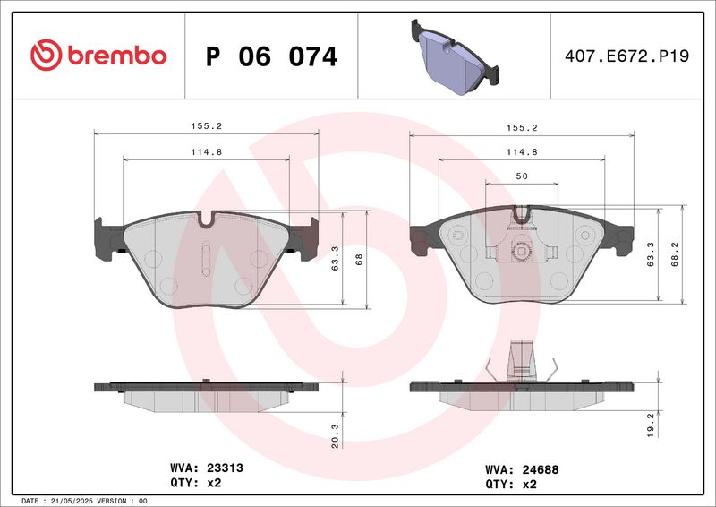 Brake Pad Set, disc brake