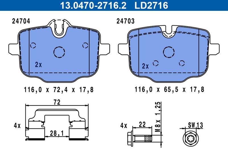 Brake Pad Set, disc brake