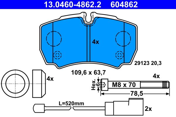 Brake Pad Set, disc brake