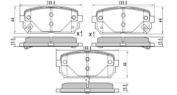 Brake Pad Set, disc brake