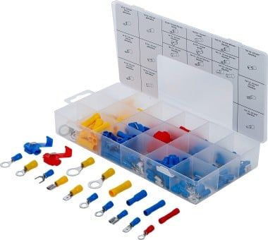 Assortment, cable protection 160-piece Cable Lug Assortment
