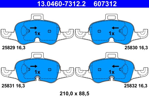 Brake Pad Set, disc brake