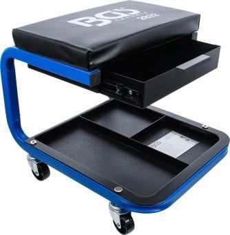 Rolling Seat Mechanic's Creeper with Drawer