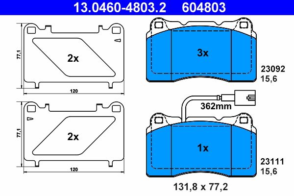 Brake Pad Set, disc brake