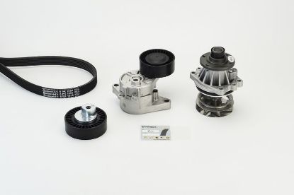 Water Pump + V-Ribbed Belt Kit