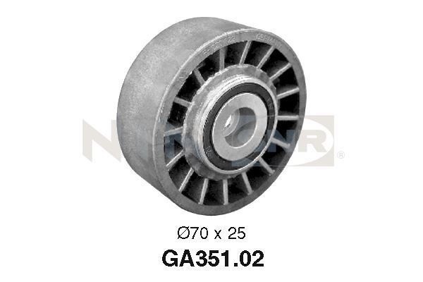 Tensioner Pulley, V-ribbed belt C-CLASS (W202), G-CLASS (W463)