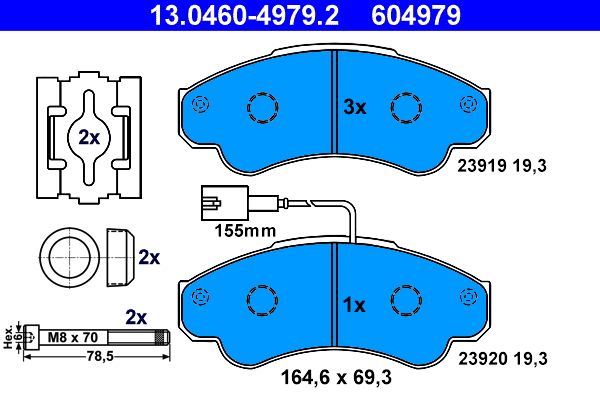 Brake Pad Set, disc brake