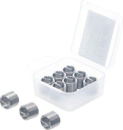 Tool Assortment, thread insert 10-piece Thread Repair Inserts M12 x 1.5