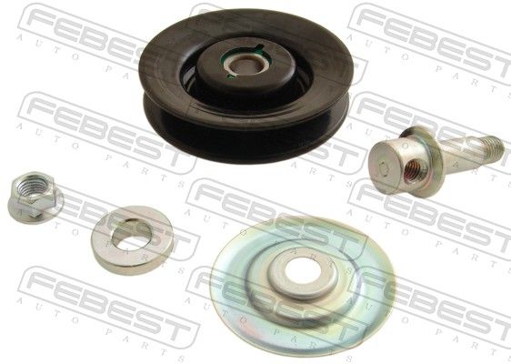 Tensioner Pulley, V-ribbed belt GM 96208428, MITSUBISHI 7813A136, TOYOTA 88440-350