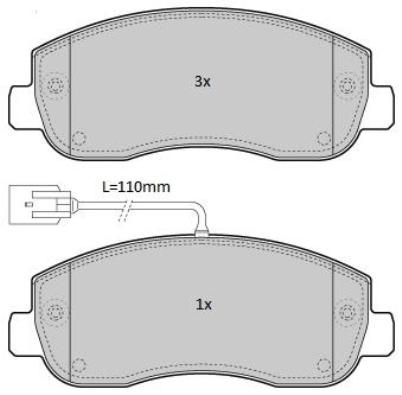 Brake Pad Set, disc brake