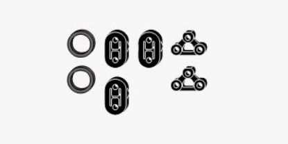 Mounting Kit, exhaust system Honda Accord