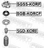 Rubber Buffer, suspension SSANGYONG 4431834000