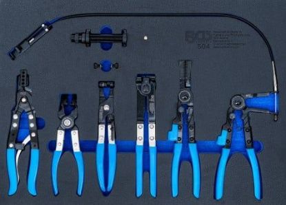 Hose Clamp Pliers Set Hose Clamp Pliers Set in Tool Tray