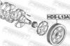 Belt Pulley, crankshaft HONDA 13810-PWA-013