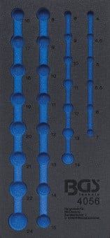 Pull-Out Compartment, drawer (tool trolley) 1/3 Tool Tray (408x189x32 mm), empty, for 1/4