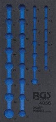 Pull-Out Compartment, drawer (tool trolley) 1/3 Tool Tray (408x189x32 mm), empty, for 1/4