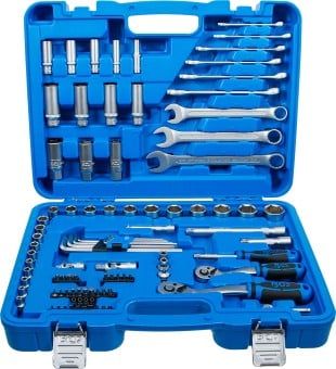 Socket Wrench Set 92-piece Socket Set, 1/4" + 3/8", in INCH