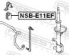 Mounting, stabiliser NISSAN 54613-9U000