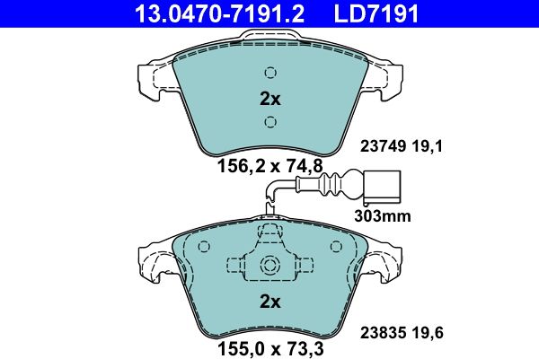 Brake Pad Set, disc brake