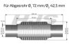 Flex Hose, exhaust system MERCEDES-BENZ - 204 490 00 20