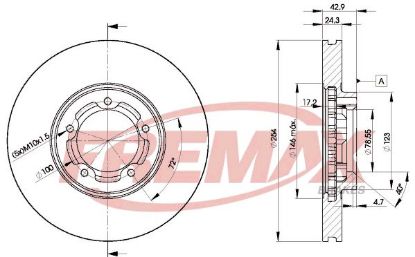 Brake Disc FORD - 5 025 610
