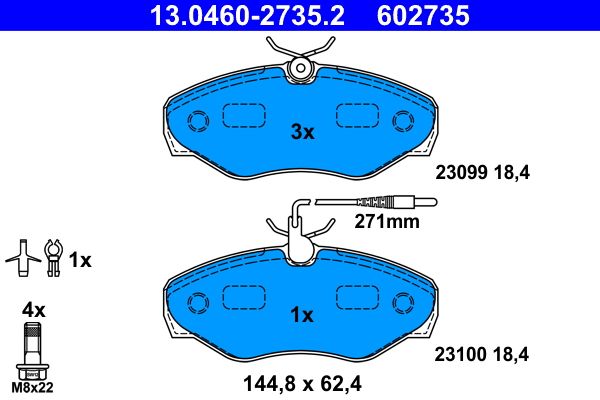 Brake Pad Set, disc brake
