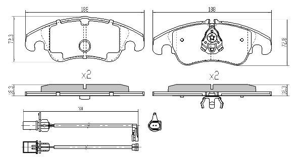 Brake Pad Set, disc brake