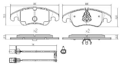 Brake Pad Set, disc brake