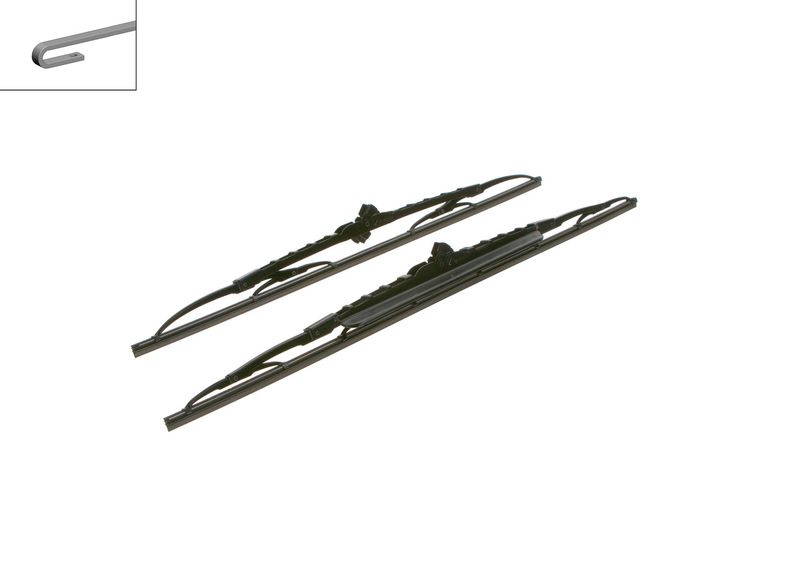Wiper Blade TWIN 611S SET spoiler 600/530mm