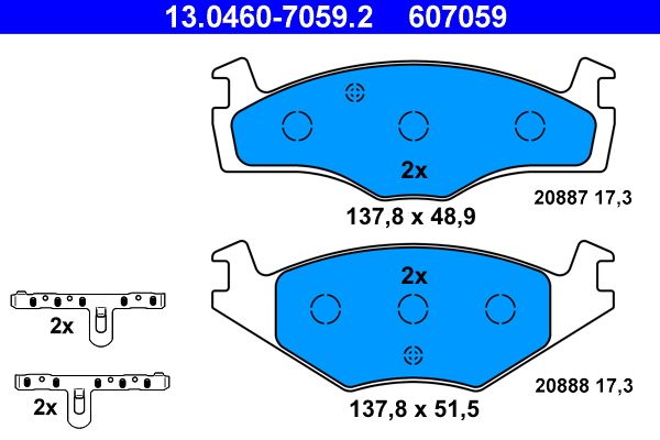 Brake Pad Set, disc brake
