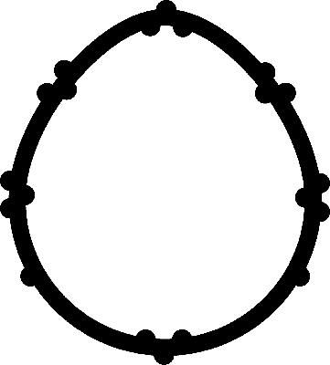 Gasket, intake manifold MB 1661410380